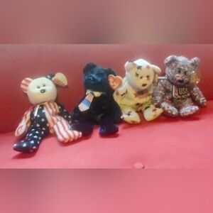 Ty Black Plush Toy Soft Cuddly Companion